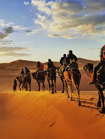 Les dunes du desert de Merzouga