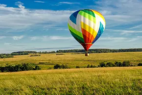 Vol en montgolfiere